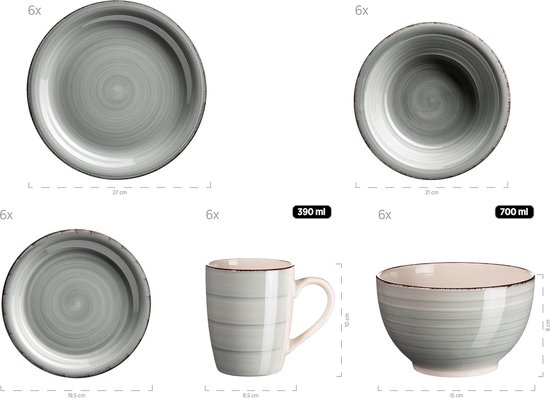 Klassiek Nicole France Overig servies Keramiek Blauw bij Klassiek Nicole France Overig servies Keramiek Blauw bij