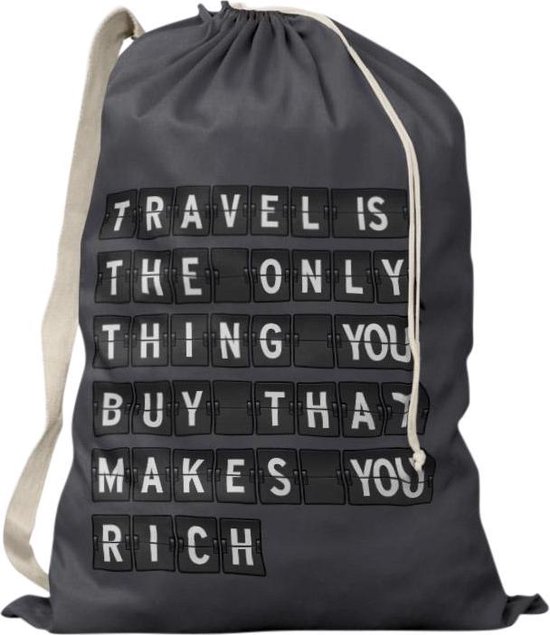 Travel the only thing you buy makes you rich' Reis Waszak - Flightboard... | bol.com
