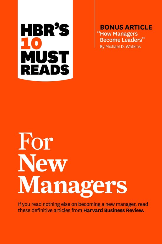 HBR's 10 Must Reads for New Managers - cover