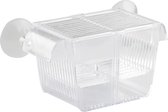 Opkweekbak aquarium klein (S), opbergbak/opbergbak voor aquarium, babybadje, quarantainebekken, kweekbekken - 132 x 64 x 73 mm