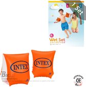 Borvat® - Zwembandjes - Maat 0 - 15-30 kg - van 3 - 6 jaar - Oranje