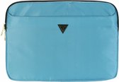 Guess Sleeve GUCS13NTMLLB 13" inch Macbook of laptop Nylon Triangle Logo - Blauw