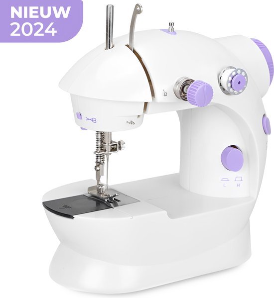 Foto: Naaimachine naaimachines naaien voor beginners kids sewing machine naaiset wit incl e book t w v 25 cadeau