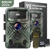 Caméra sauvage professionnelle avec vision nocturne – Caméra sauvage extérieure – 4K Ultra HD et 36 MP