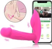 Vakantie vibrator -Vibrerend Slipje - Clitoris Massage - G-spot Stimulatie - Draagbare Mini Vibrator - APP-bediening - Masturbatie dildo - Speelgoed voor volwassenen