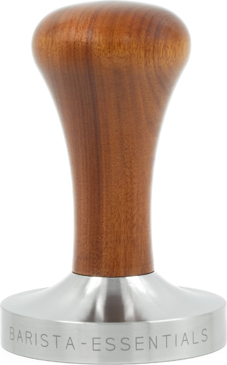 Tamper – 58.5mm - E61 – RVS - Hout– Koffie Tamper – Espresso Tamper - Koffie Stamper - ECM - Gaggia - Vibiemme – Espressomachine - Barista Essentials