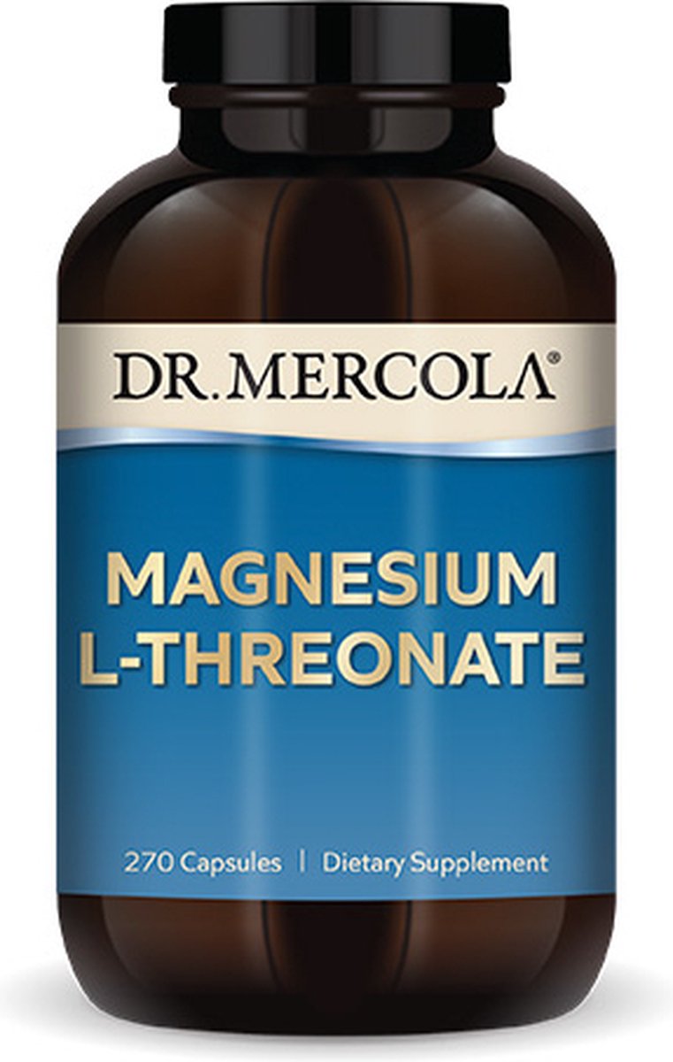 Goedkoopste Dr. Mercola - Magnesium L-Threonate - Magnesium L-Threonaat - Magtein - 270 capsules