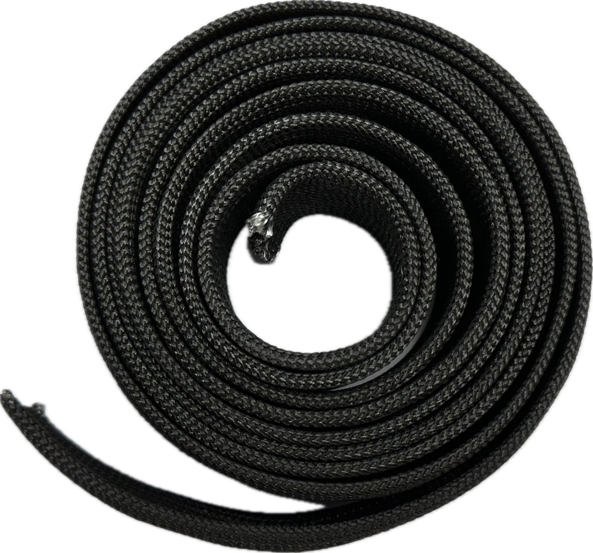 Premium Hittebestendige hoes Zwart tot 550 °C - 20 mm x 2.5m