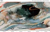 synchronisation | Miriam Vleugels - Papier peint - Cosmic Air - 450 cm de large - 265 cm de haut