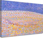 Duin III - Piet Mondriaan wanddecoratie - Oude Meesters schilderijen - Schilderijen canvas Natuur - Landelijke schilderijen - Schilderijen canvas - Wanddecoratie slaapkamer 150x100 cm