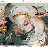 synchronisation | Miriam Vleugels - Papier peint - Fleur Cosmique - 450 cm de large - 265 cm de haut