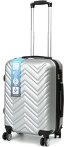 A To Z Traveller QualiTrav - Bagage à main 55cm - 38L - Argent - Serrure TSA