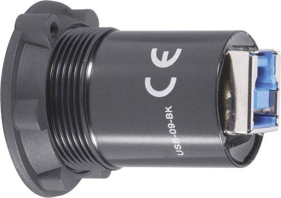 TRU COMPONENTS USB-09-BK USB-inbouwbus 3.0 Bus, inbouw Inhoud: 1 stuk(s ...