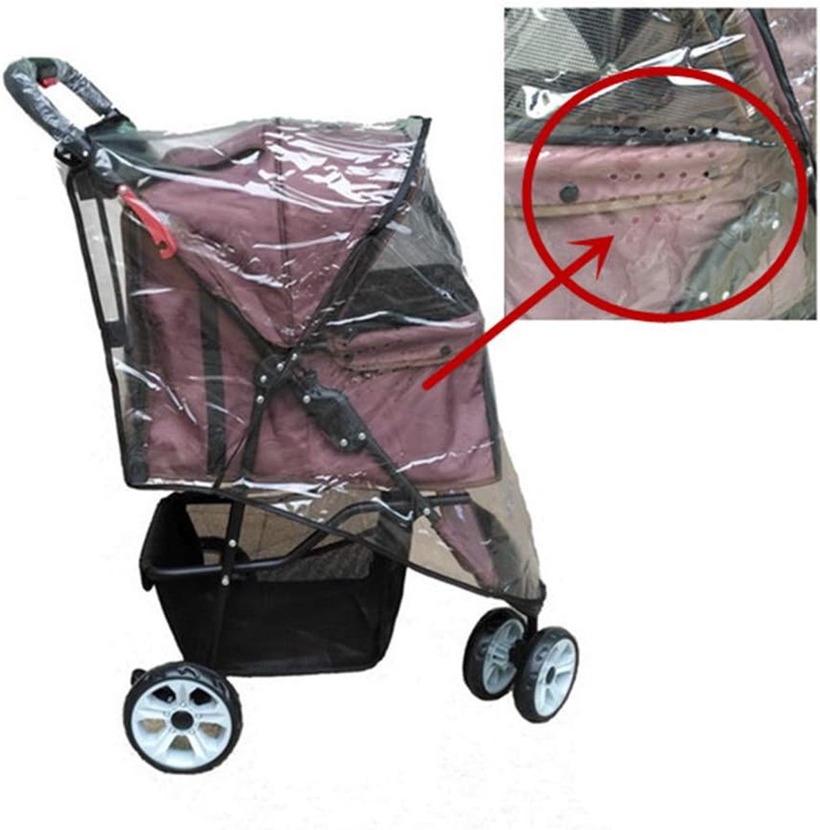 1:1 Regenjas Kinderwagen Accessoires Regenhoes Wat