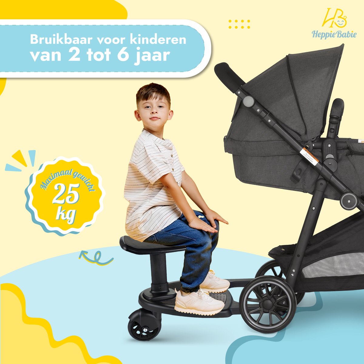 Meerijdplankjes voor kinderwagens - Bestel online! - Prénatal.nl