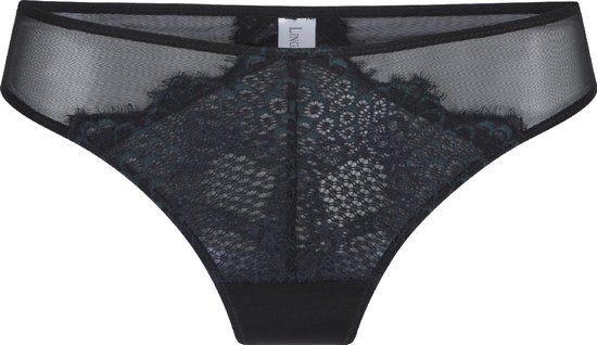 LingaDore String - 6811T - Pauw zwart - XS