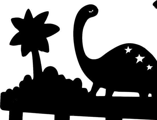 Porte-manteau mural dinosaures crèche jungle safari - porte-manteau 6 crochets chambre bébé