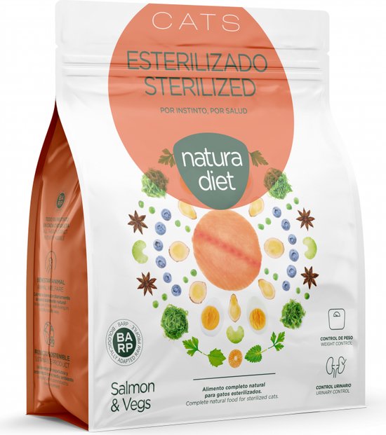 Natura Diet Nd Cat Sterilized Salmon 400 g