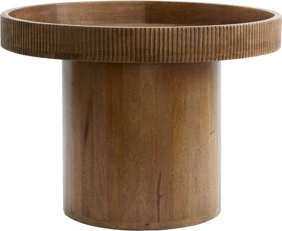 Light & Living Bijzettafel Kalomo - Hout - Ø60cm - Modern