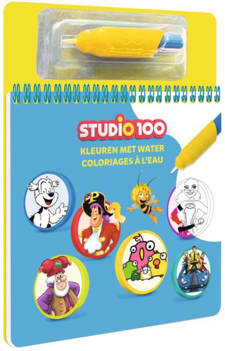 Studio 100 Kleuren met Water Kleurboek