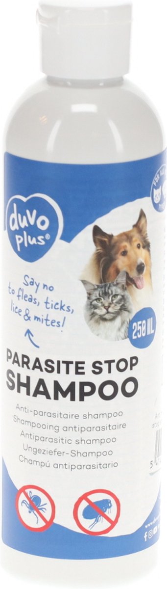 Duvo+ Anti-parasitaire Shampoo - Anti Vlo & Teek - Hond & Kat - 250ml - Duvo