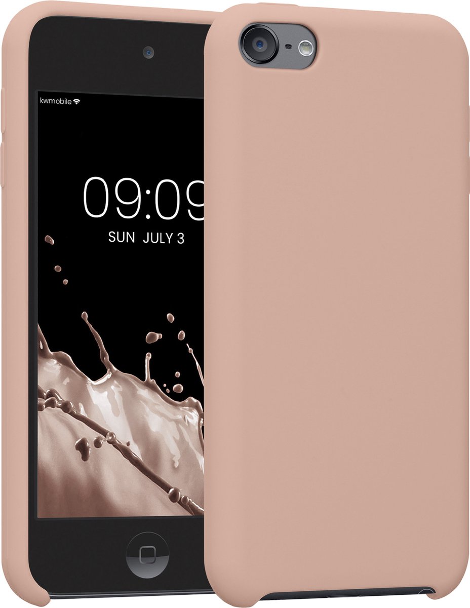 kwmobile hoes geschikt voor Apple iPod Touch 6G / 7G (6de en 7de generatie) - Beschermhoes voor mediaspeler - Backcover in oudroze
