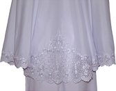 Ibramani - Yashera Broderie Wit - Set de vêtements de prière pour femmes - Hijab avec Rok - Vêtements islamiques - Set de prière - Khimar - Jilbab - Ramadan - Eid ul Fitr - Eid al-Fitr - Wit