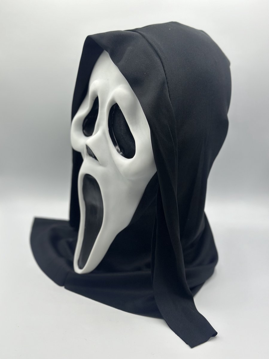 Spook masker geweldige kwaliteit - Ghost masker - carnaval - carnavalskleding - verkleedkleren - Masker van de film - Horror masker - Masker voor volwassenen en kinderen — afbeelding 4