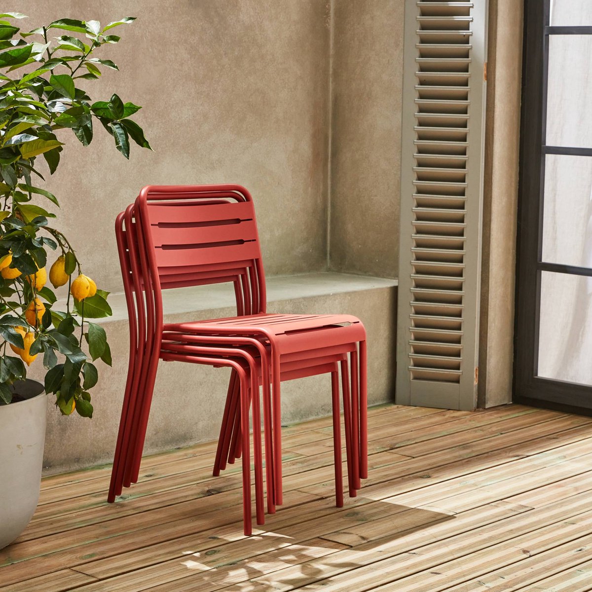 sweeek sweeek Amélia tuintafel met stoelen - afbeelding 5