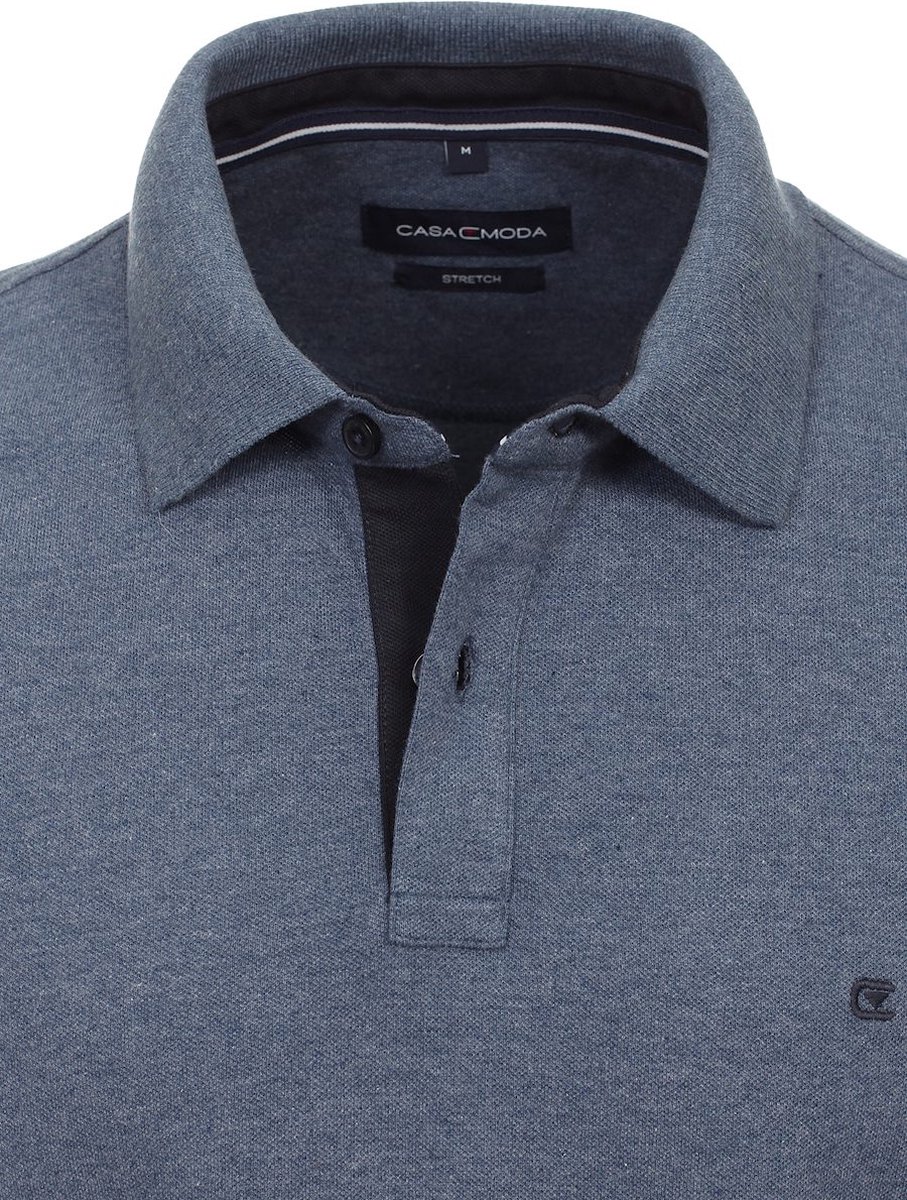 Casa Moda Polo Shirt Comfort Fit Effen Stretch 004470-126 - XL