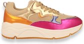 Mode-Mania Dames Sneaker Fuxia/Gold FUSHIA 38