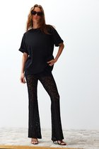 Trendyol T-shirt Basis à épaules dénudées pour femme