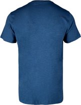 Brunotti John-Logo-Slub Heren T-shirt | Blauw - S