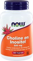Choline en Inositol 500 mg - NOW Foods