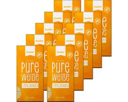 Xucker | Xylitol White Chocolate 35% | 10 stuks | 10 x 80 gram