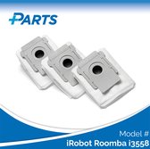 iRobot Roomba i3558 Stofzakken van Plus.Parts® geschikt voor iRobot - 3 stuks