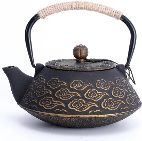 Point Virgule theepot met thee infuser mat zwart 500ml