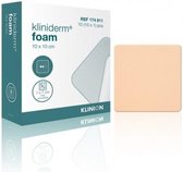 Kliniderm Foam schuimverband 10x10cm Klinion