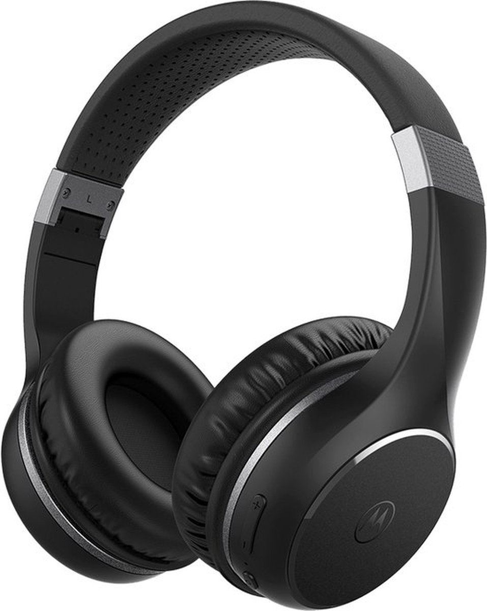 Motorola Sound Koptelefoon - MOTO XT 220 BLK - Zwart - Draadloos - 182 x 83 x 190 MM - Bluetooth - 24-uur Afspeeltijd - Built-in Microfoon - Noise Cancelling