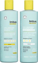 IMBUE Haarverzorgingsset Voor Krullend Haar & Coils - Shampoo & Cleanser - Vegan, Siliconen- & Sulfaatvrij - 2 Stuks