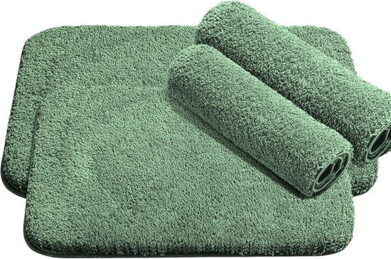 Homaxy Antislip Badmat 60x120 Cm Hoogpolig Beige Homaxy Antislip Badmat - Hoogpolige Microvezel - 60x120 Cm - Beige - Wasbaar In De Machine Badmat Antislip Hoogpolig