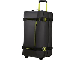 American Tourister Reistas op wielen - Urban Track Coated M - Black Lime - 84 l