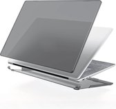 Laptophoes - Geschikt voor Microsoft Surface Laptop 5, 4, 3 en 2 Hoes - Case - 13.5 inch - Model 1950, 1958, 1867, 1769 met Alcantara Toetsenbord - Zwart