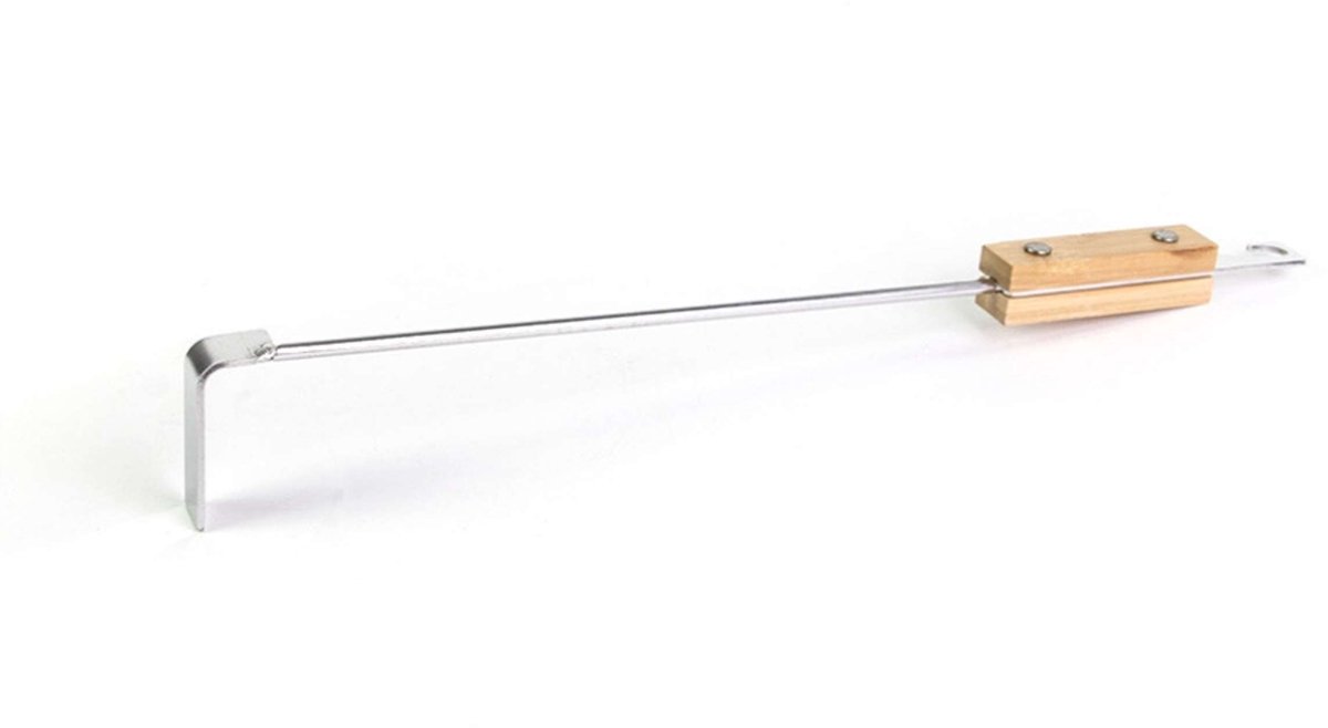YAKINIKU Aspook - COMPACT & MINI - 43 cm - RVS - Bamboe Handvat - Askrabber Kamado Accessoire