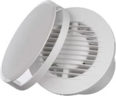 Badkamerventilator met vochtsensor - Badkamer ventilator met vochtsensor - Afzuiging badkamer - Afzuiging badkamer ventilatie - 11,5D x 15,2B x 15,2H cm - Wit