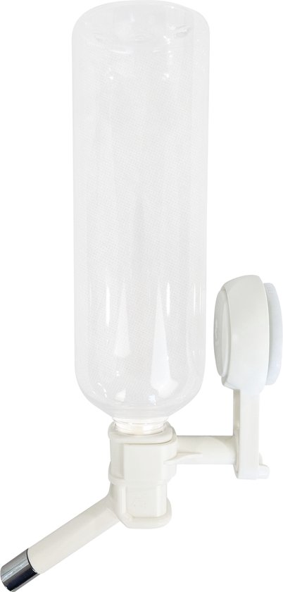 Topmast Honden Drinkfles - Waterfles met Zuignap - Voor Puppy's - Hondendrinkfles - Geschikt voor Werpkist - 1 Liter