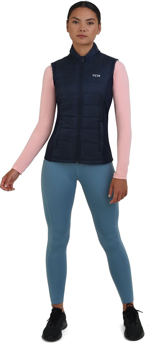 YOURS - Fleece bodywarmer met borstzak met rits in zwart | Yours Clothing