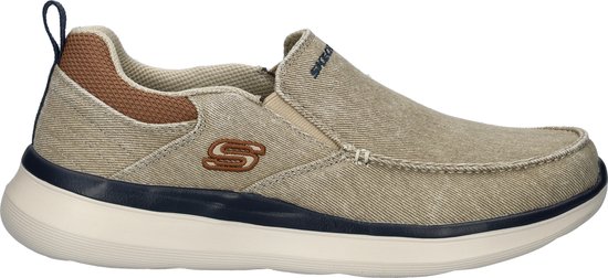 Chaussures à enfiler Homme Skechers Delson 2.0 - Sable - Taille 44