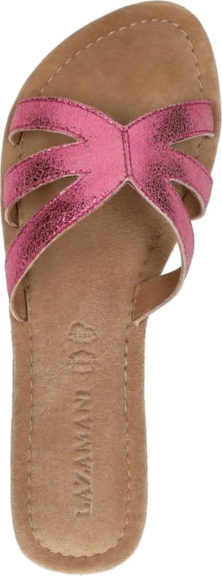 Slippers leer dames sale