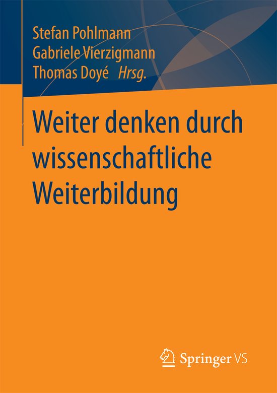Weiter denken durch wissenschaftliche Weiterbildung - cover